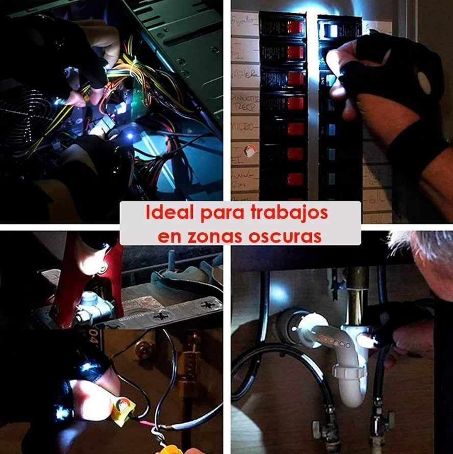 Guantes Con Luz Led